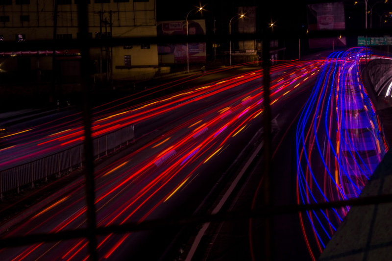 light trail, 5K, building, cityscape, no people, nature, tail light, speed, illuminated, vehicle, long exposure, blurred motion, cars, multi colored, motion