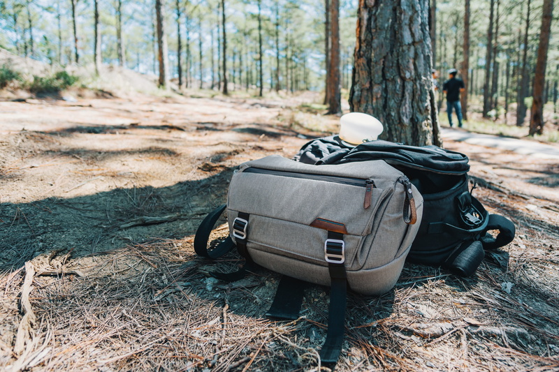 vacation, outdoors, nature, tree, mode of transportation, motor vehicle, two, focus on foreground, day, luggage, non-urban scene, bags, no people, land vehicle