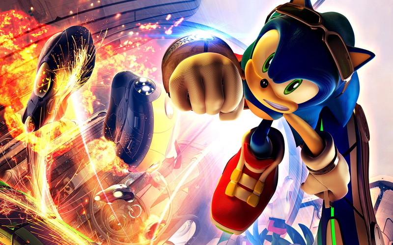 hd, riders, skate, 1080P, sonic riders, games, sonic, sonic the hedgehog, art, video
