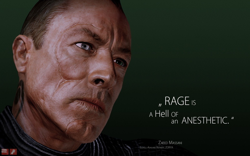 Mass Effect 2, Mass Effect, 1080P, Zaeed Massani