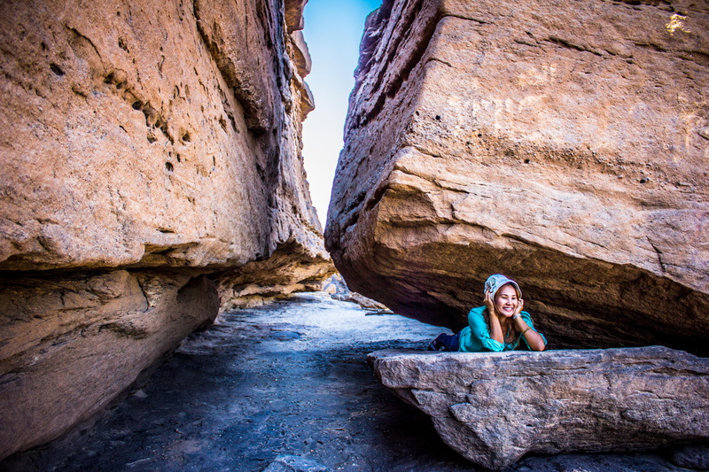 formation, nature, adult, rocks, canyon, stone, recreation, scenic, hike, lifestyles, landscape, person, geology, cave, fashion, rock, beauty, pose, outcrop
