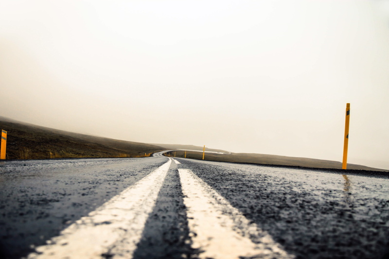 nature, asphalt, wet, adventure, diminishing perspective, no people, road, dividing line, outdoors, day, double yellow line, street, 5K, the way forward