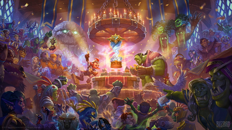 celebration, warlock, representation, Goblin, light - natural phenomenon, Hearthstone, built structure, night, crowd, druid, architecture, motion, group of people