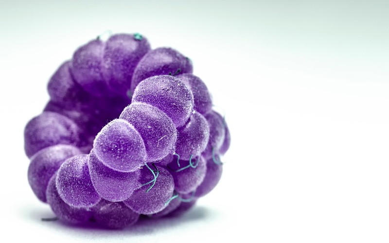 1080P, berry, clustered, fruit, purple, raspberry, macro