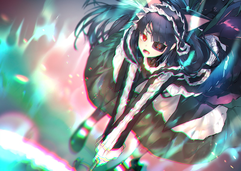 selective focus, arts culture and entertainment, close-up, Senran Kagura, indoors, illuminated, backgrounds, high angle view, full frame, pattern, nature