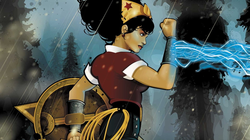 Comics, Bombshells, 1080P, Wonder Woman, DC Bombshells