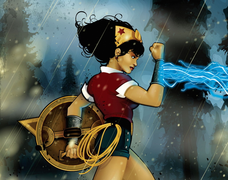 Comics, 1080P, Wonder Woman, DC Bombshells