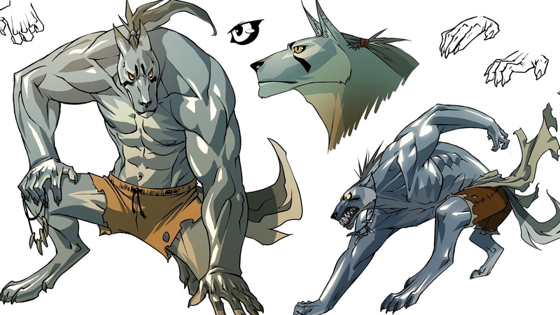 French, nature, werewolf, mammal, clear sky, human representation, creativity, art and craft, white background, Freaks Squeele, day, no people, illustration