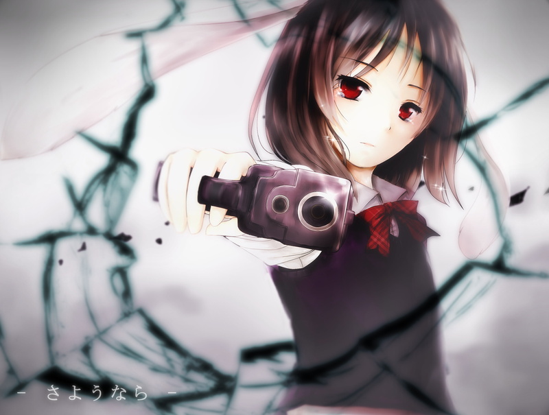 figurine, no people, fashion, broken glass, anime girls, man made object, original characters, technology, graffiti, indoors, still life, representation