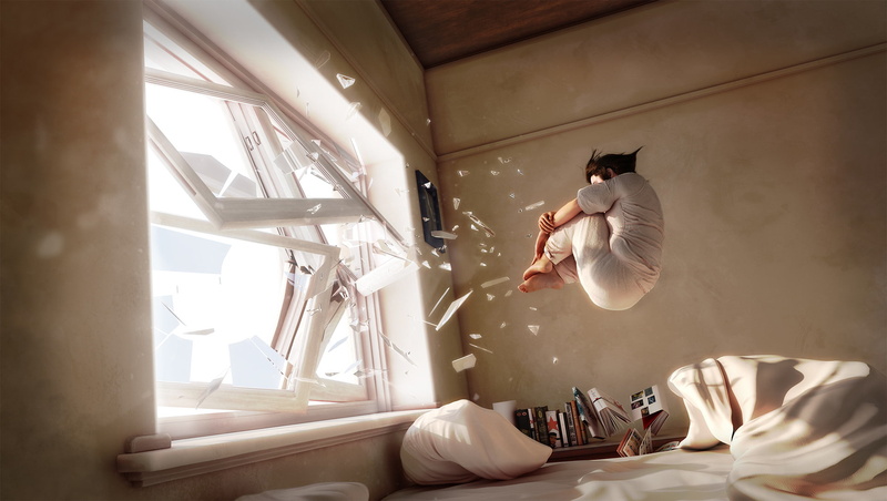 Arthur Torres Melero, photo manipulation, broken glass, glass, futuristic, 1080P