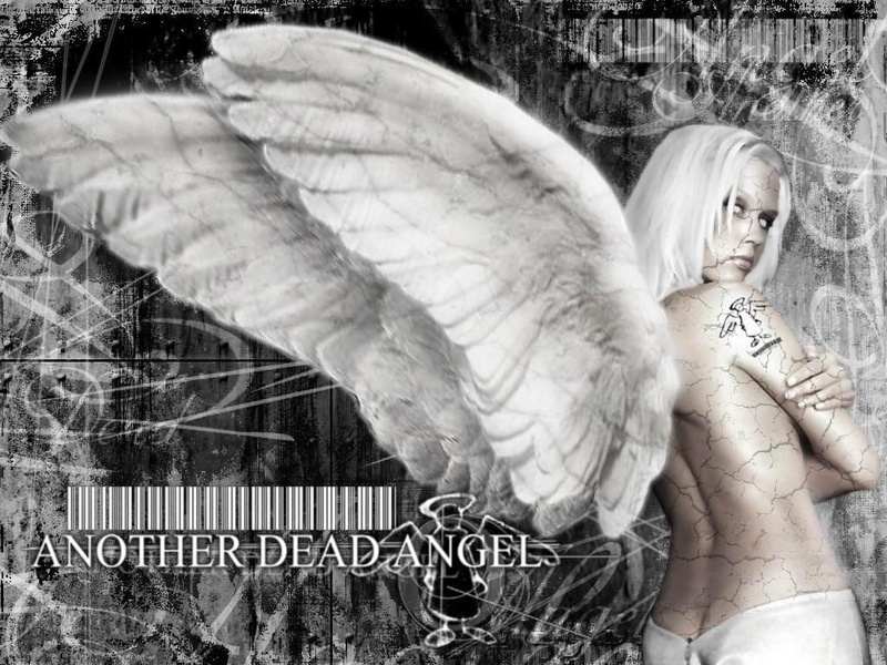 dark, angels, art, dead, Abstract, black and white, hd, Death, Angel, fantasy, 480P