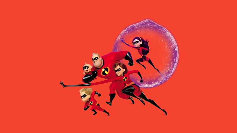 Jack-Jack Parr, Dash Parr, Violet Parr, Incredibles 2, Movie, Helen Parr, Mr. Incredible, Bob Parr, Elastigirl, 1080P