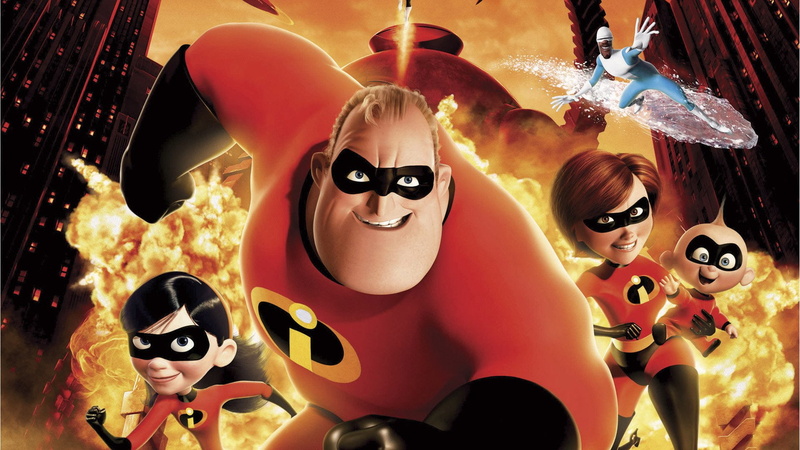 Elastigirl, The Incredibles, Jack-Jack Parr, Violet Parr, Mr. Incredible, Movie, Frozone, 1080P