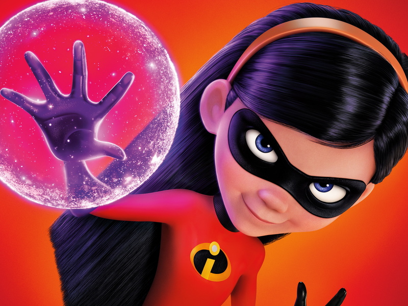 Incredibles 2, 4K, Violet Parr, Pixar, Animation, 2018, 4K