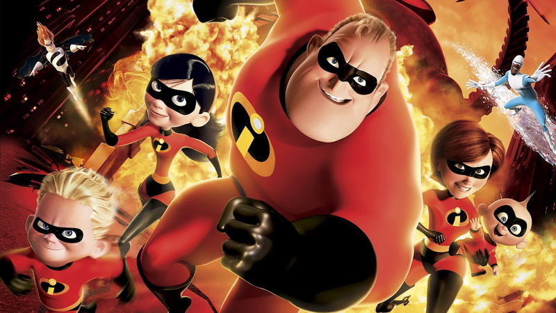 1080P, Mr. Incredible, Movie, Jack-Jack Parr, Violet Parr, The Incredibles, Elastigirl, Frozone, Syndrome (The Incredibles), Dash Parr