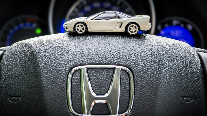 no people, focus on foreground, vehicle seat, blue, motor vehicle, wheel, car, vehicle interior, close-up, tomica, travel, nsx, 1080P, luxury, premium