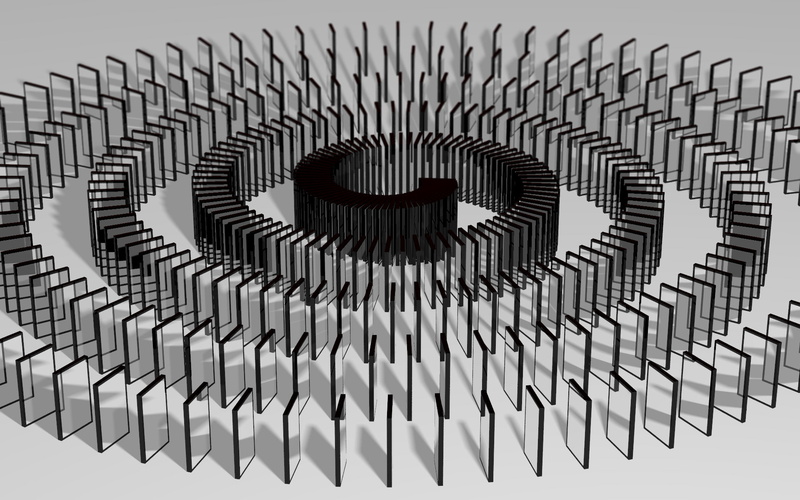 domino, digital/artwork, 1080P, circle, hd