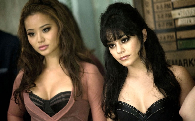s, line, neck, 720P, sucker, hudgens, dress, vanessa, black, sweetheart, women, punch