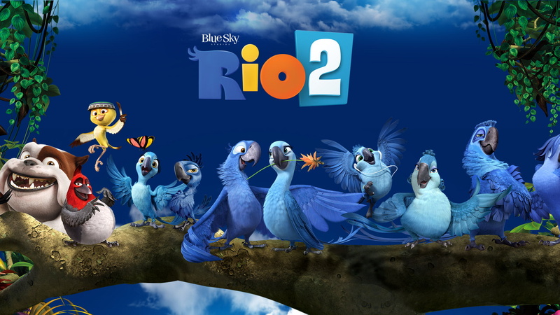 rio 2, movie, cartoon, blue, 1080P, birds
