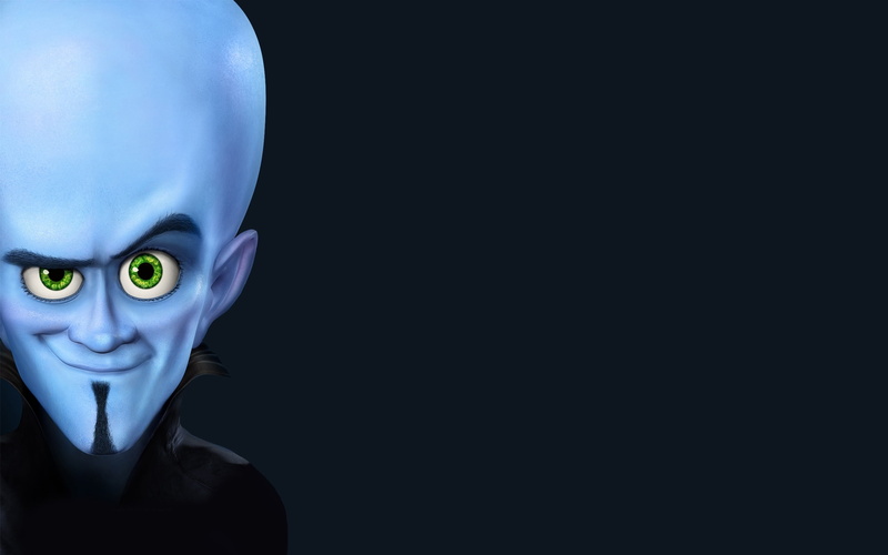 megamind, 2K, blue, look