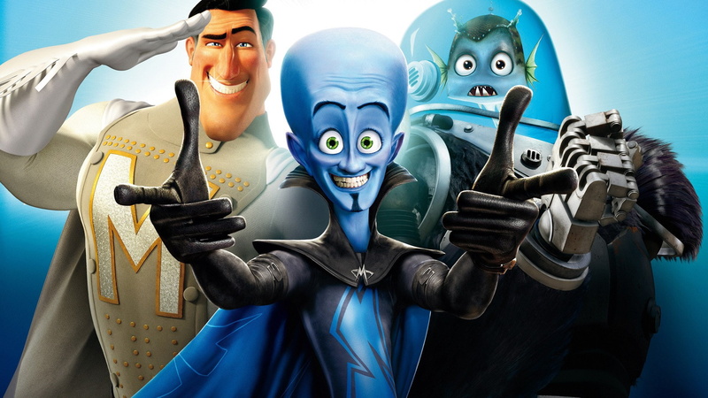 human face, portrait, people, looking at camera, emotion, close-up, headshot, adult, male likeness, mask - disguise, technology, megamind, indoors, blue