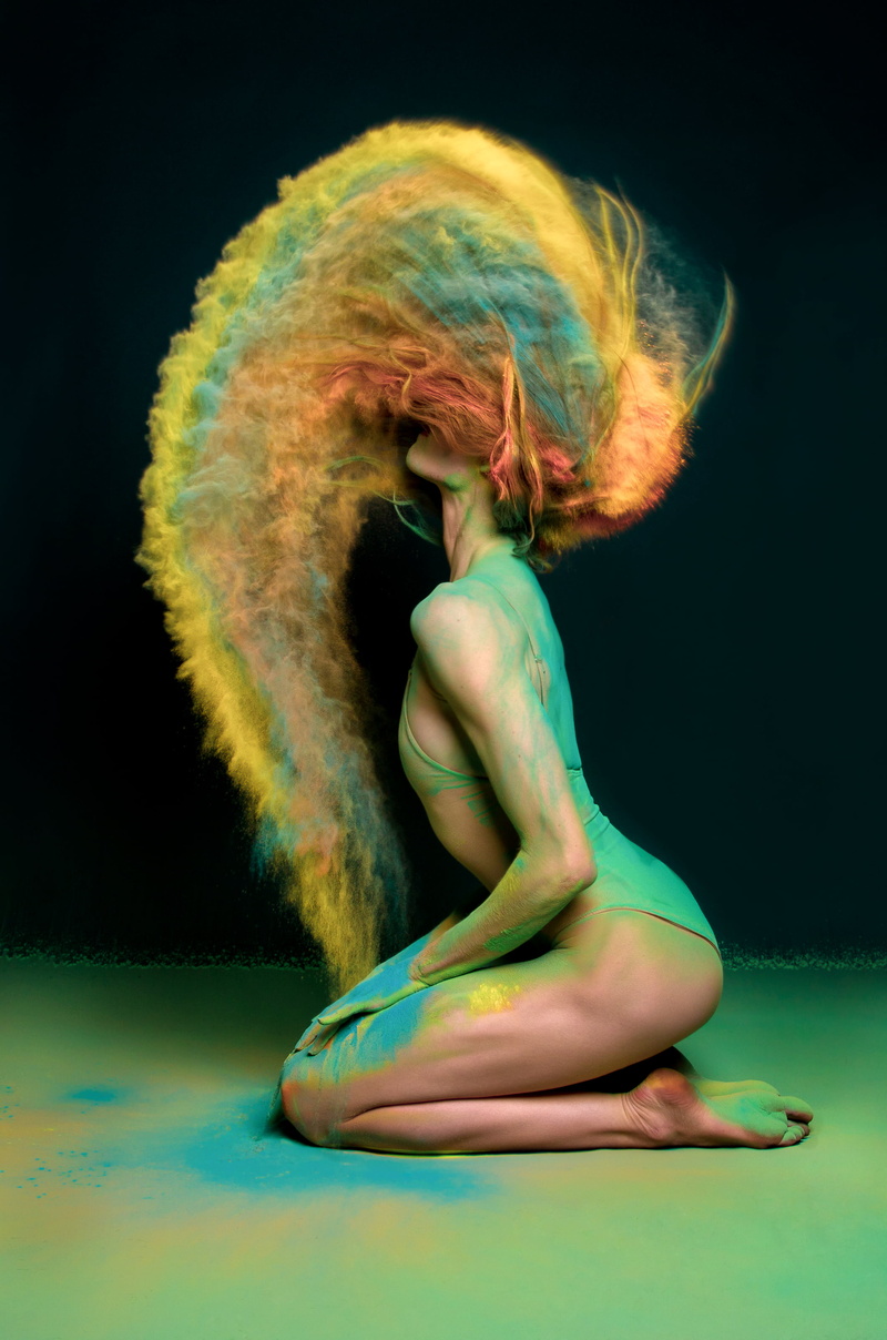 2K, leotard, studio, women, colorful, Gaby Duong