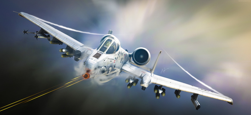 aircraft, 4K, US Army, A-10 Thunderbolt II, 4k pics, U.S. Air Force