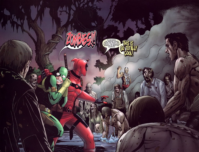 representation, Merc with a Mouth, human representation, real people, celebration, outdoors, Comics, lifestyles, adult, men, Deadpool, large group of people
