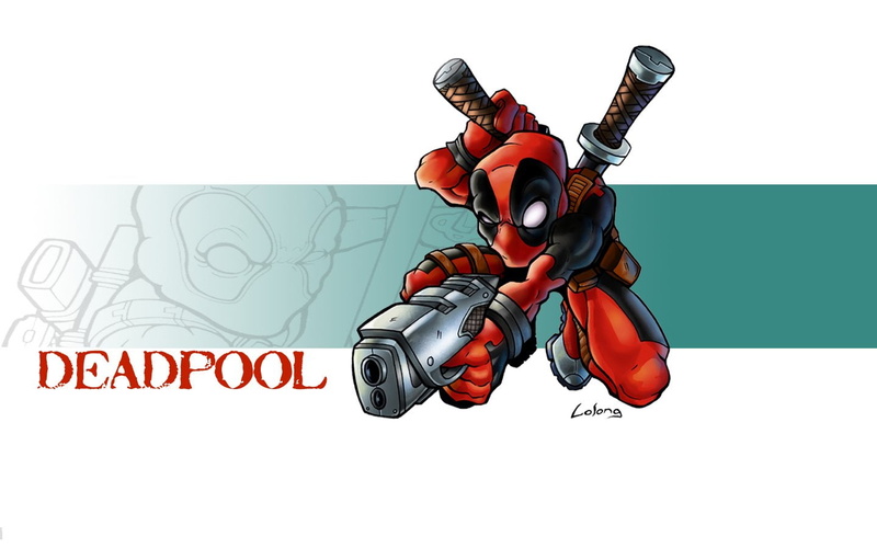 sports equipment, white background, Deadpool, Marvel Comics, representation, holding, Merc with a Mouth, 720P, security, indoors, sport, human representation