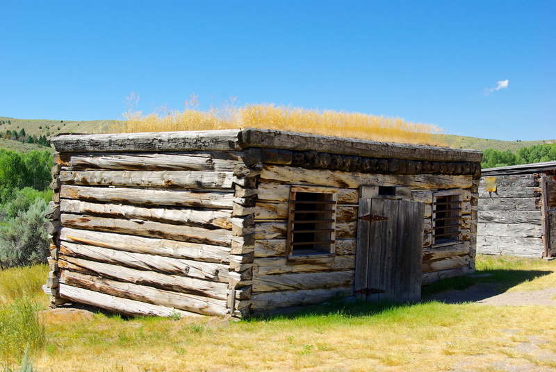 building exterior, nature, old west, america, wall, logs, abandoned, built structure, plant, scenery, montana, travel, sunlight, historic, outdoors, scenic