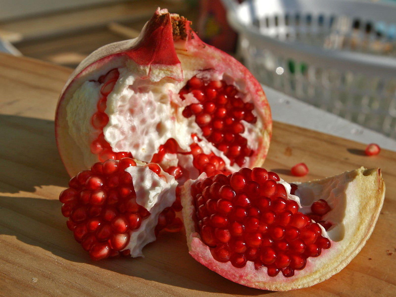 720P, fruits, android, pomegranate