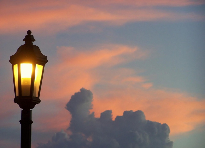 light, sky, lighting, clouds, colors, 1080P, beautiful, lighting-pole