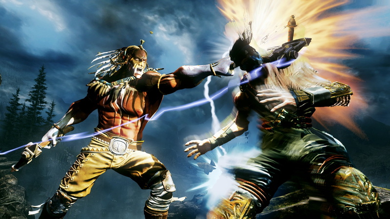 low angle view, arts culture and entertainment, video games, hitting, motion, competition, Killer Instinct, aggression, competitive sport, headwear, stage