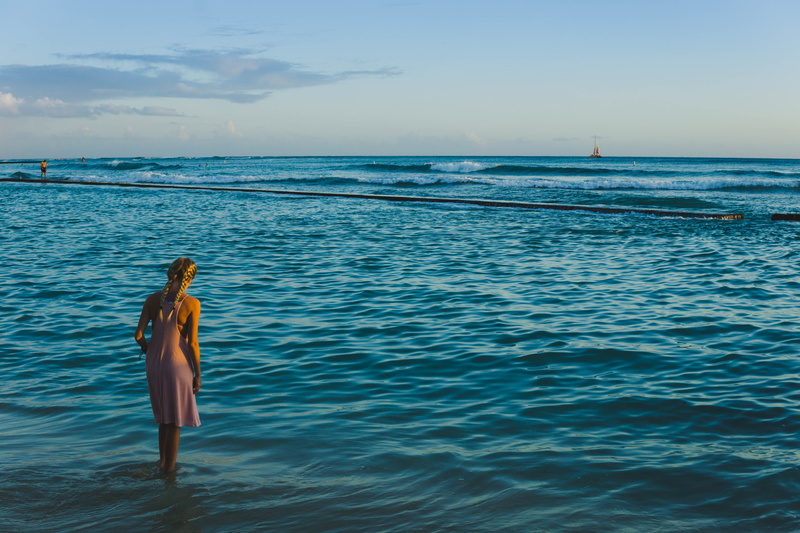 horizon over water, hairstyle, standing, strong, adult, 5K, success, business, tough, women, fearless, water, sea, lifestyles, ceo, rear view, beauty in nature