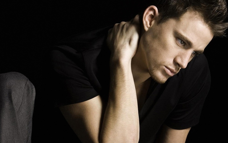 grief, body part, black, young adult, emotion, indoors, adult, shirtr, black background, actor, portrait, dark, sadness, looking, channing, Hollywood Celebrities