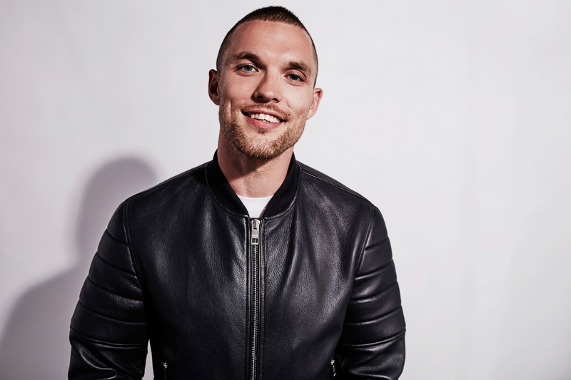 1080P, look, Ed Skrein, musician, jacket, pose, actor, smile