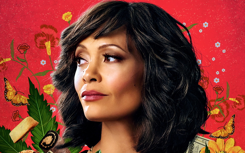 hairstyle, one person, lifestyles, hair, beauty, Thandie, 2K, 2018, red, Newton, Gringo, beautiful woman, real people, women, adult, human face, headshot