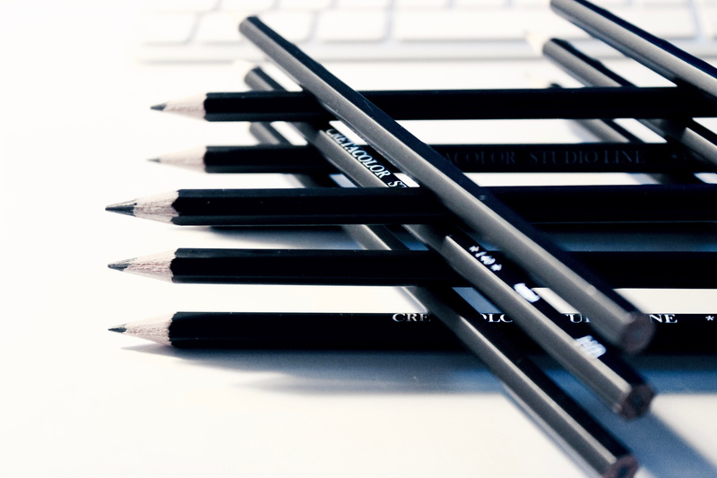 5K, writing instrument, indoors, high angle view, pen, work, arts culture and entertainment, drawing, close-up, desk, musical equipment, musical instrument
