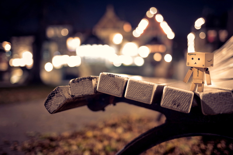 bokeh, amazon, Danbo, sport, light - natural phenomenon, focus on foreground, winter, boxes, shop, close-up, 1080P, no people, representation, wood - material