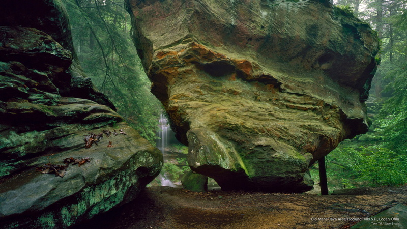 Nature, ohio, hills, s, area, old, hocking, p, 2K, cave, logan, mans