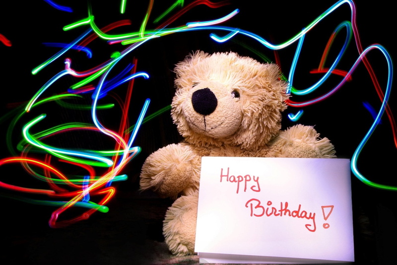 Teddy Bear, representation, Holiday, Happy Birthday, indoors, art and craft, 1080P, animal representation, teddy, communication, brown, softness, illuminated