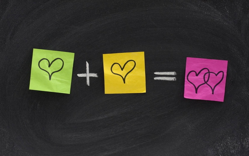 yellow, love, paper, pink, 720P, hearts, heart, print, green
