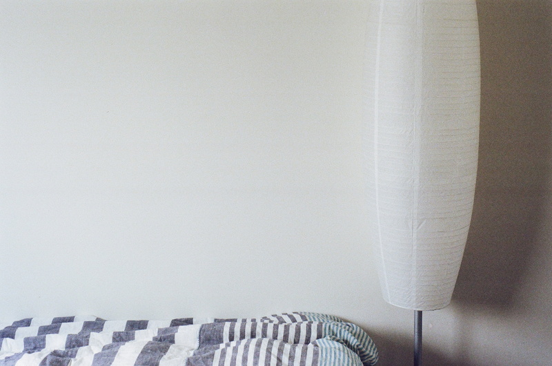 wall - building feature, light, painted, untitled, day, indoors, textile, toilet paper, placed, white color, pillow, sheets, pattern, paper, domestic room