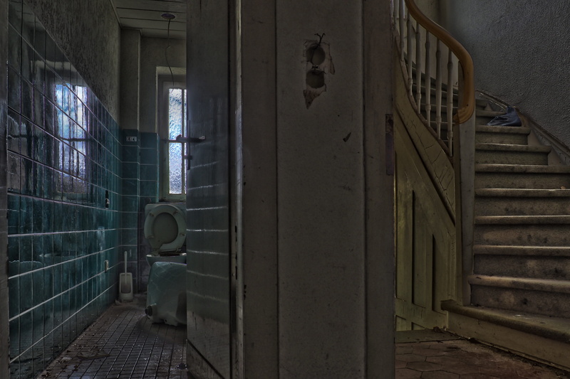 gloomy, no people, entrance, lapsed, loo, transience, 4K, ruined, dilapidated, break up, abandoned, old, indoors, broken, steps and staircases, forget