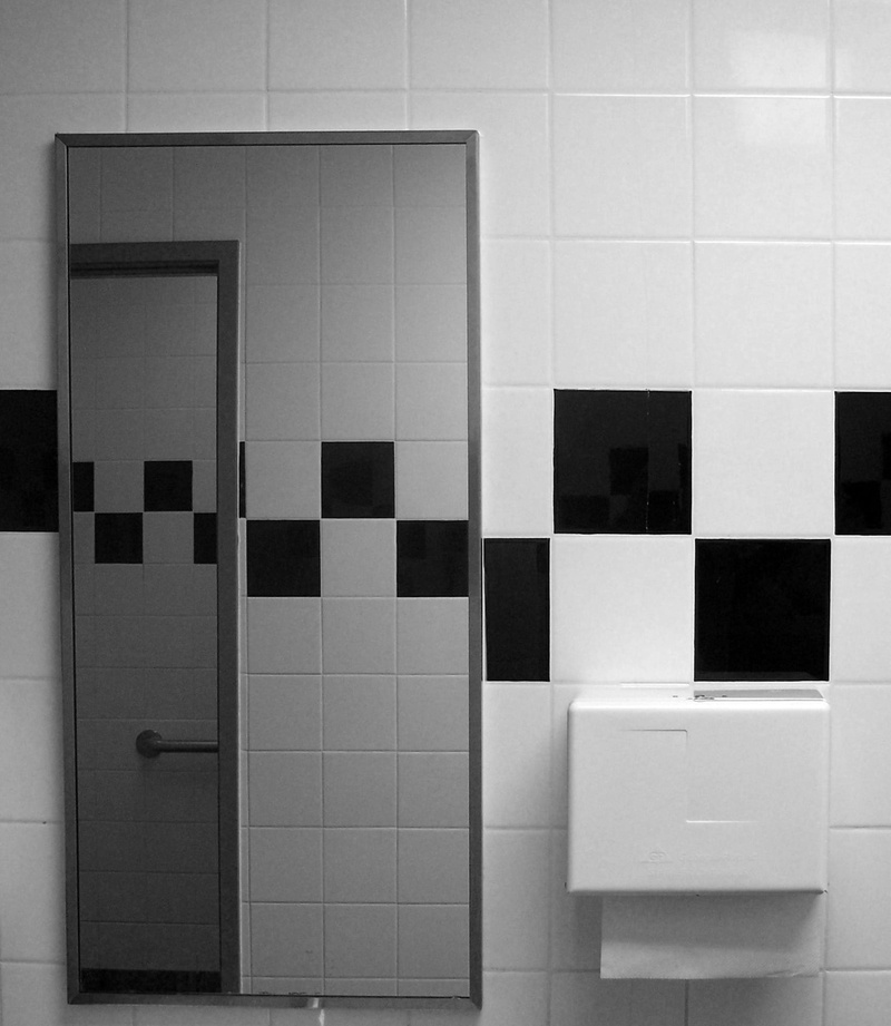 tile, close-up, Stylish, elegance, interior, domestic bathroom, the media, built structure, pattern, framed, clean, public restroom, 1080P, metal, flooring