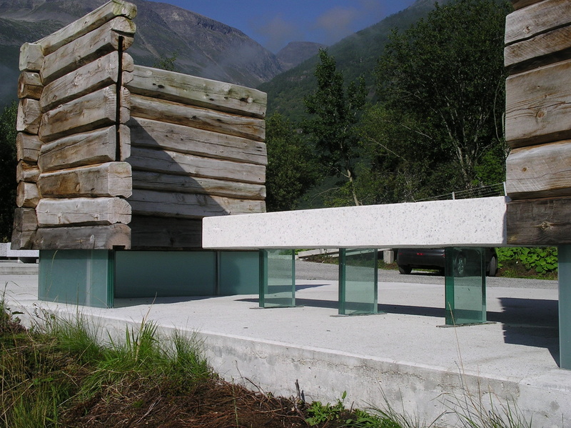grass, nature, sunlight, plant, norway, growth, tree, built structure, public toilets, building exterior, wood - material, outdoors, no people, mountain