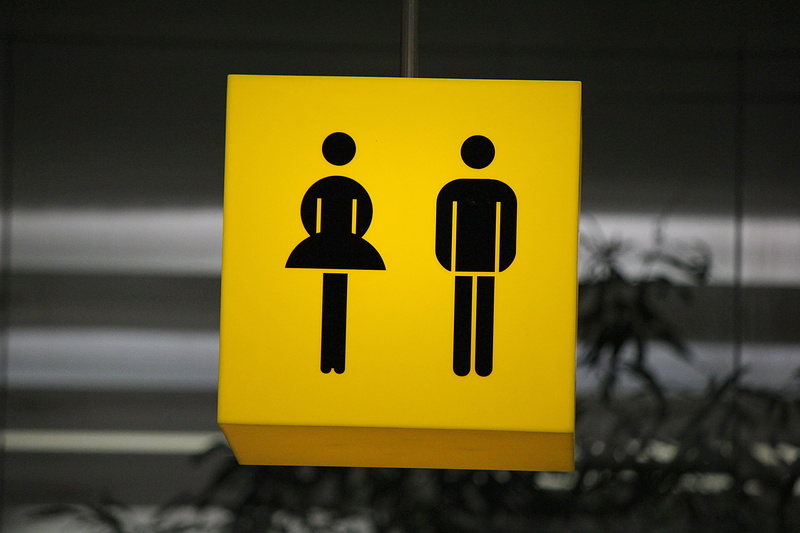 guidance, 5K, symbol, sign, female likeness, bathroom, information sign, restroom sign, communication, close-up, toilet, loo, Wc, male likeness, warning symbol
