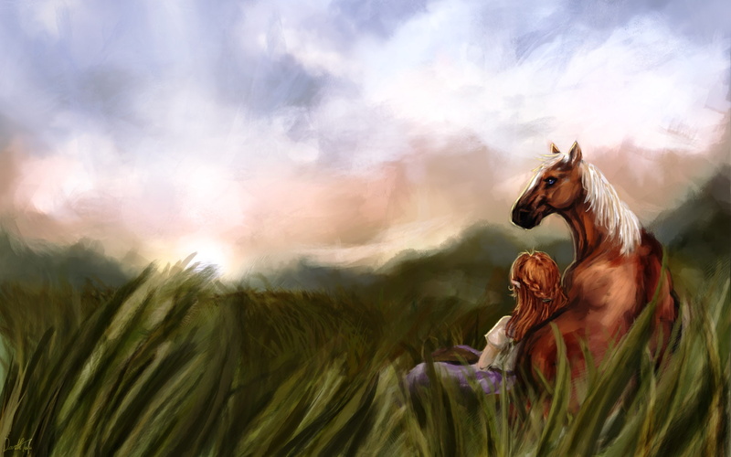 zelda, 1080P, epona, hd, video games, malon, drawing, horse