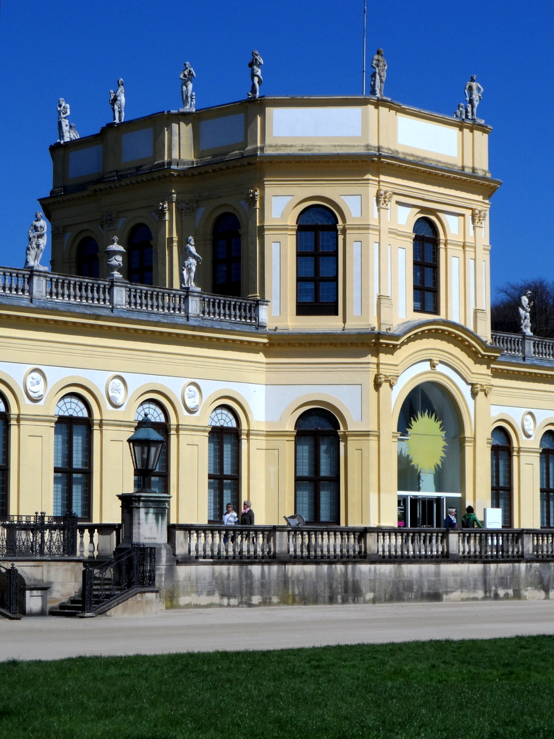 ornament, splendor, comedy, architecture, wealth, building, building exterior, no people, architectural column, palatial, karlsaue, orangery, museum, planetarium