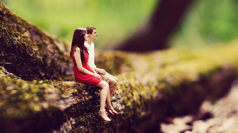 outdoors, clothing, hairstyle, Photoshop, young adult, young women, nature, beauty in nature, women, plant, healthy lifestyle, land, red, tree, beautiful woman